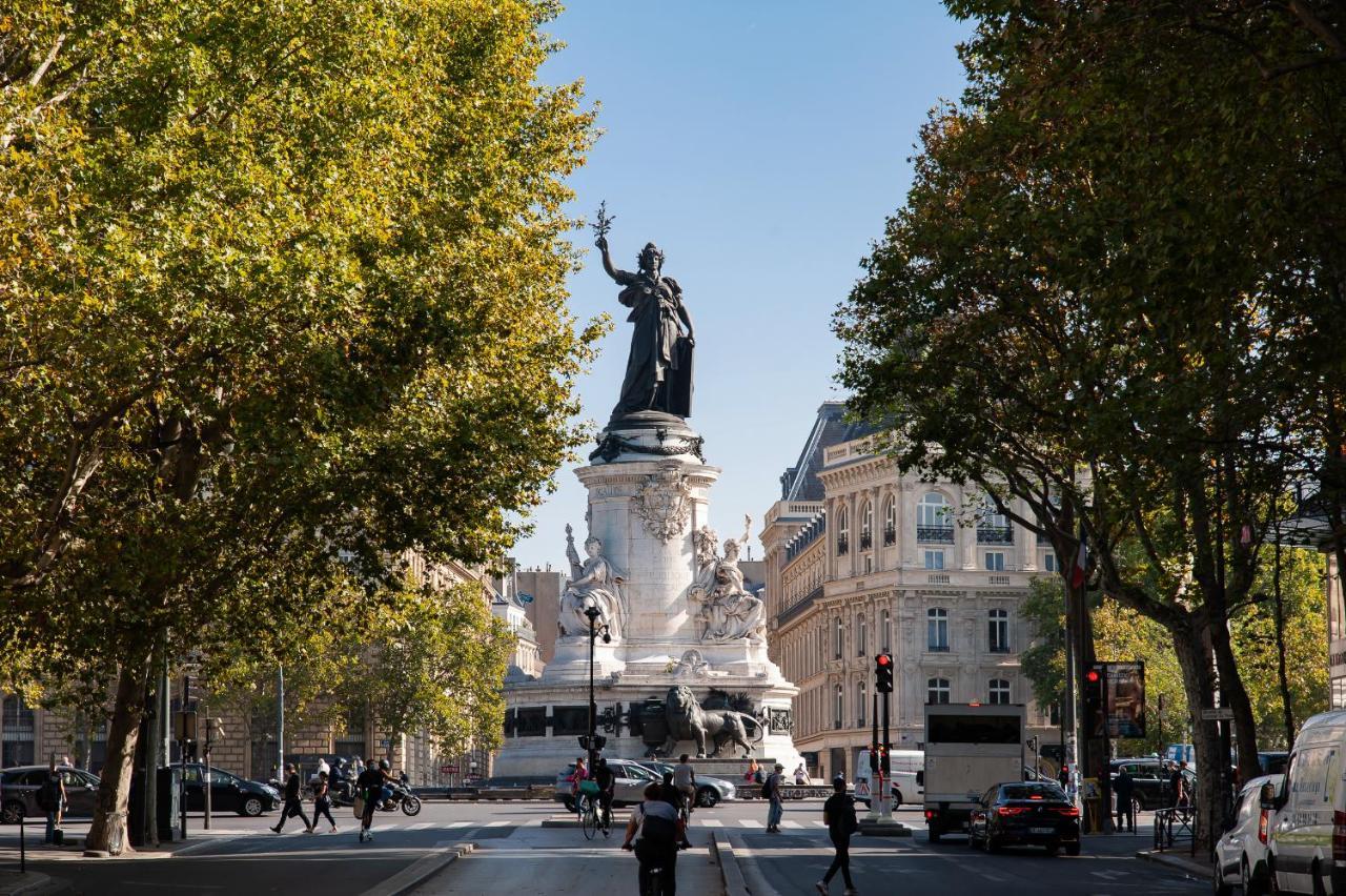 Hotel Au Coeur De Republique París Exterior foto